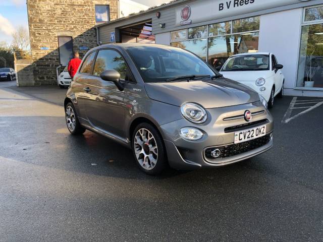 Fiat 500 1.0 Mild Hybrid Sport 3dr Hatchback Petrol Grey