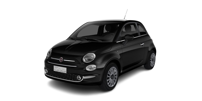 All-Electric Fiat 500 - Crossover Black