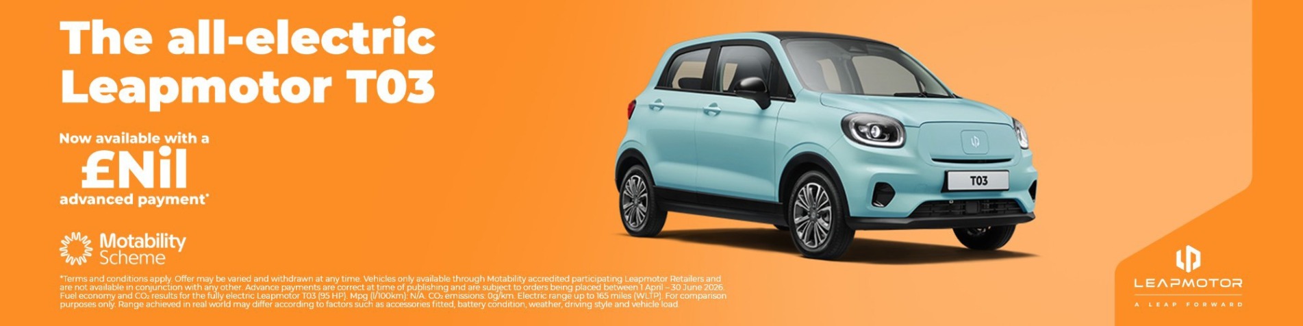 Electric T03 Motability